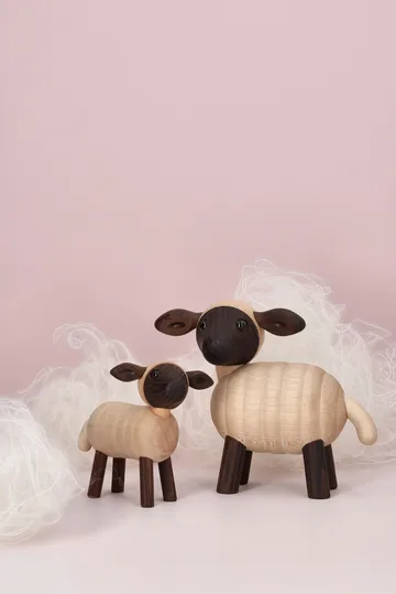 Figurka jagnięcia Will - Beige, 6,6x9xH8,5 cm - Spring Copenhagen