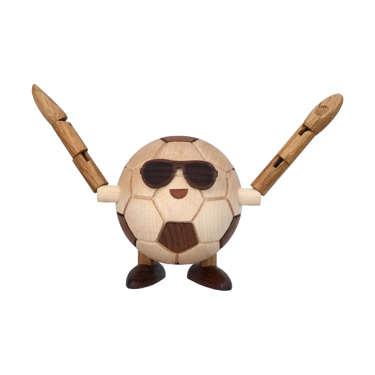 Figurka piłki nożnej Billy Ball, Beige, 8x6,5x6,7 cm Spring Copenhagen