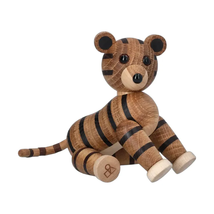 Figurka tygrysa Shiva - Beige, 12x6x12 cm - Spring Copenhagen