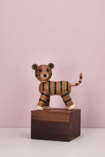 Figurka tygrysa Shiva - Beige, 12x6x12 cm - Spring Copenhagen