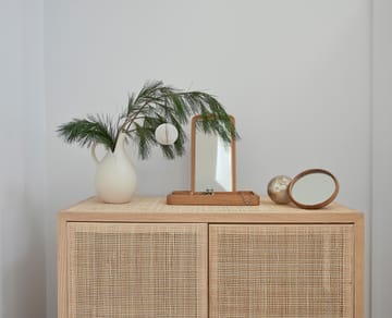 Lustro z pojemnikiem 32 cm - Dąb - Spring Copenhagen