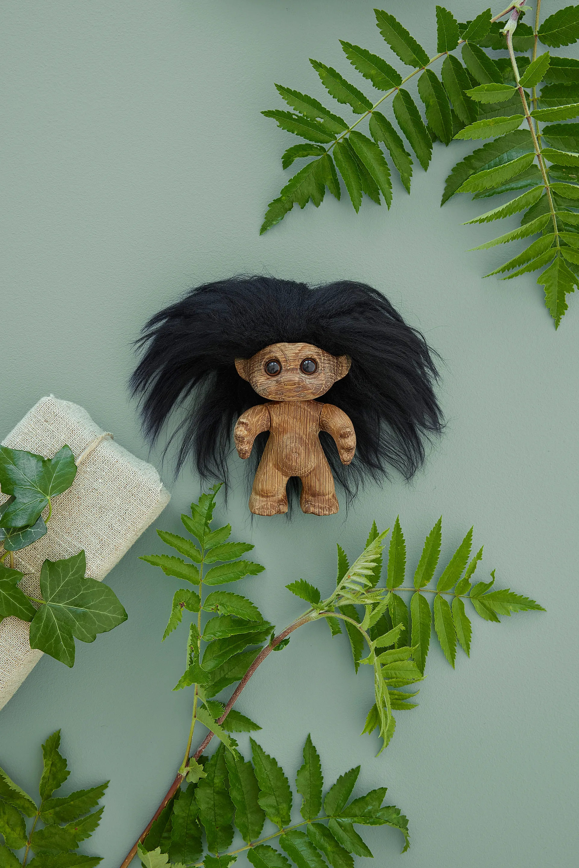 Troll szczęścia 9 cm, Dąb Spring Copenhagen