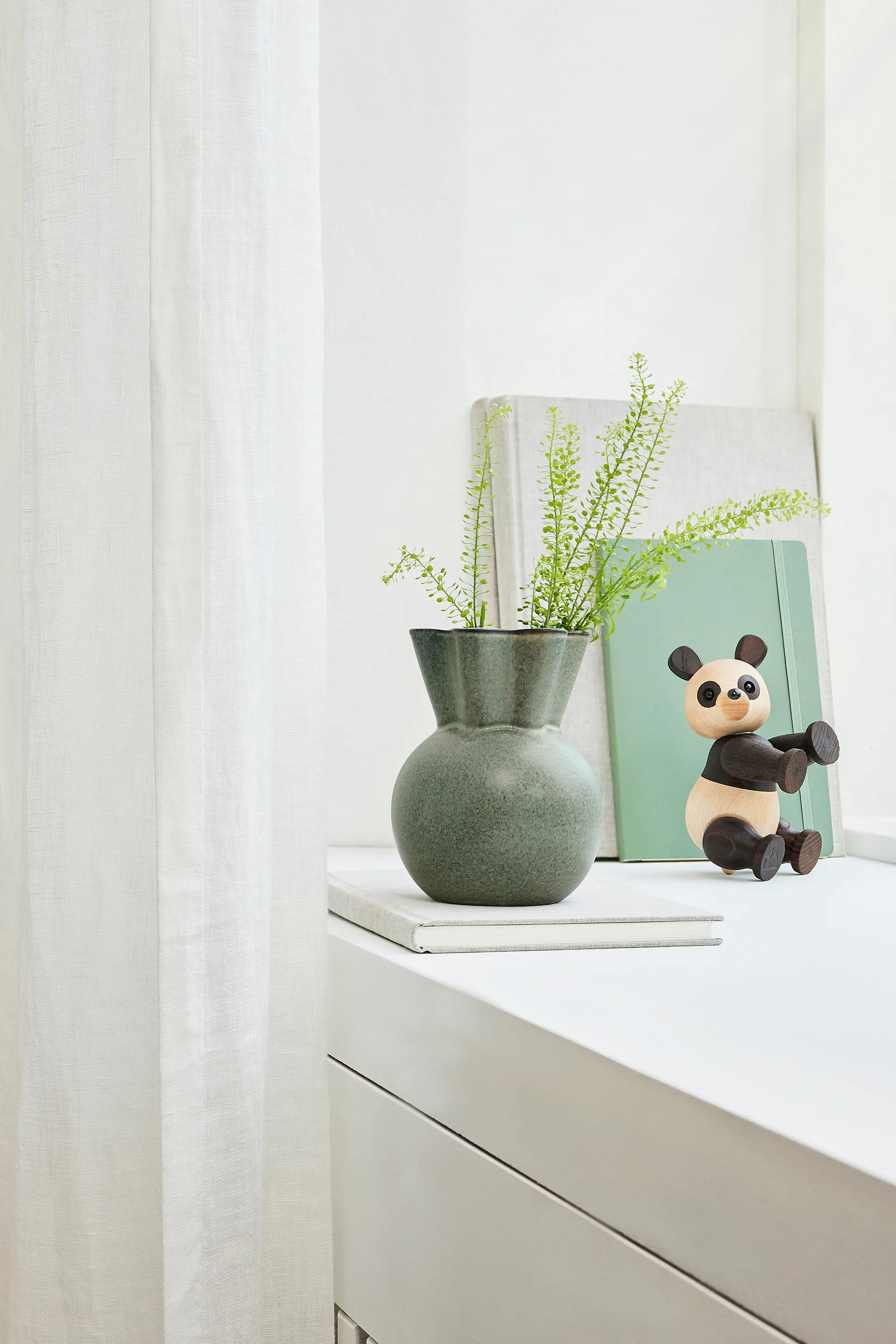 Wazon Eva Stæhr-Nielsen 14 cm, Zielony mech Spring Copenhagen