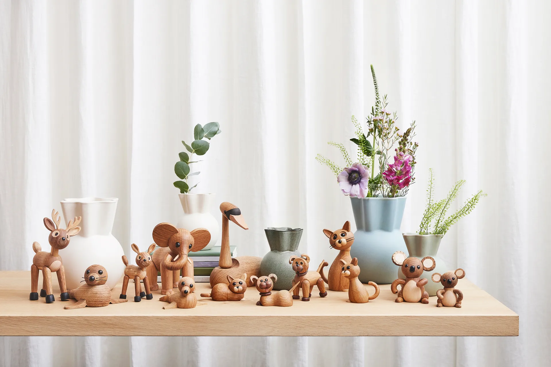 Wazon Eva Stæhr-Nielsen 14 cm, Zielony mech Spring Copenhagen