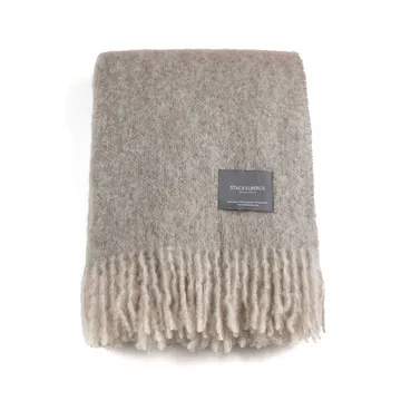 Pled Mohair - light taupe & brindle melange - Stackelbergs