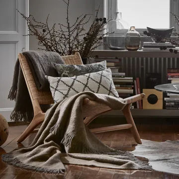 Pled Mohair - sea foam & green bay melange - Stackelbergs