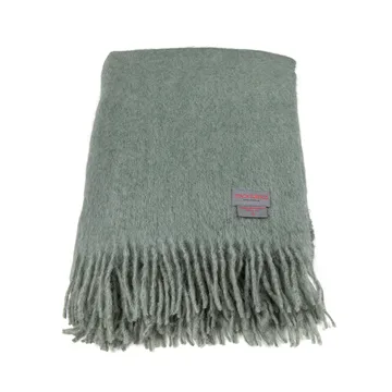 Pled Mohair - sea foam & green bay melange - Stackelbergs