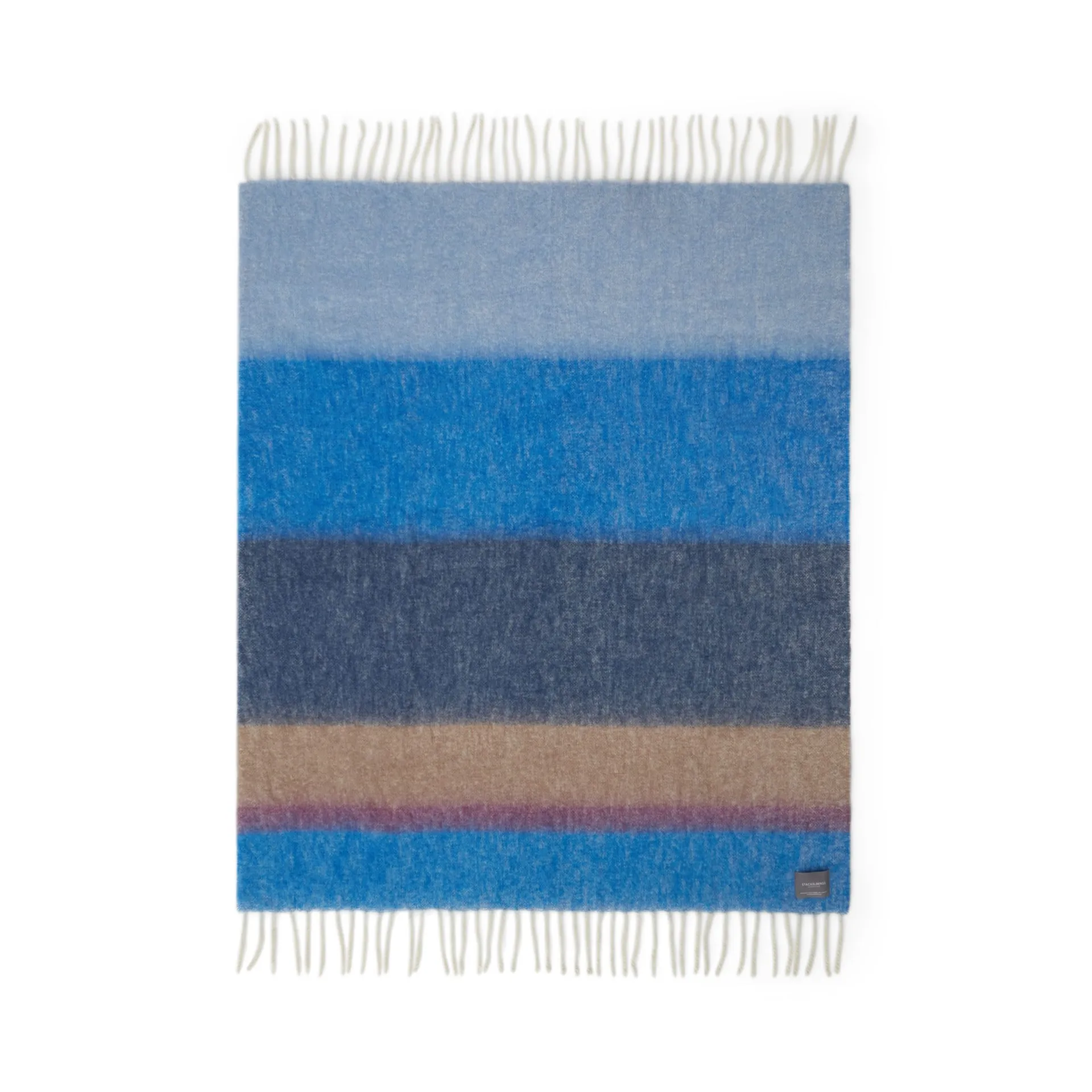 Pled Mohair, Stripe Blue, Azur & Camel Stackelbergs