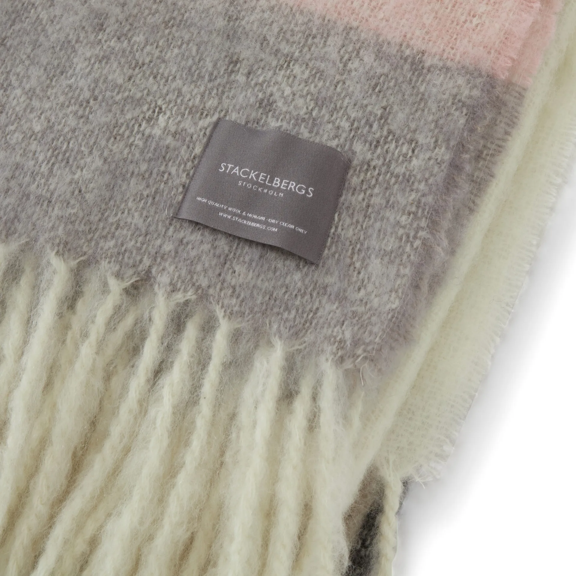 Pled Mohair, Stripe Brown, Black & Rose Stackelbergs