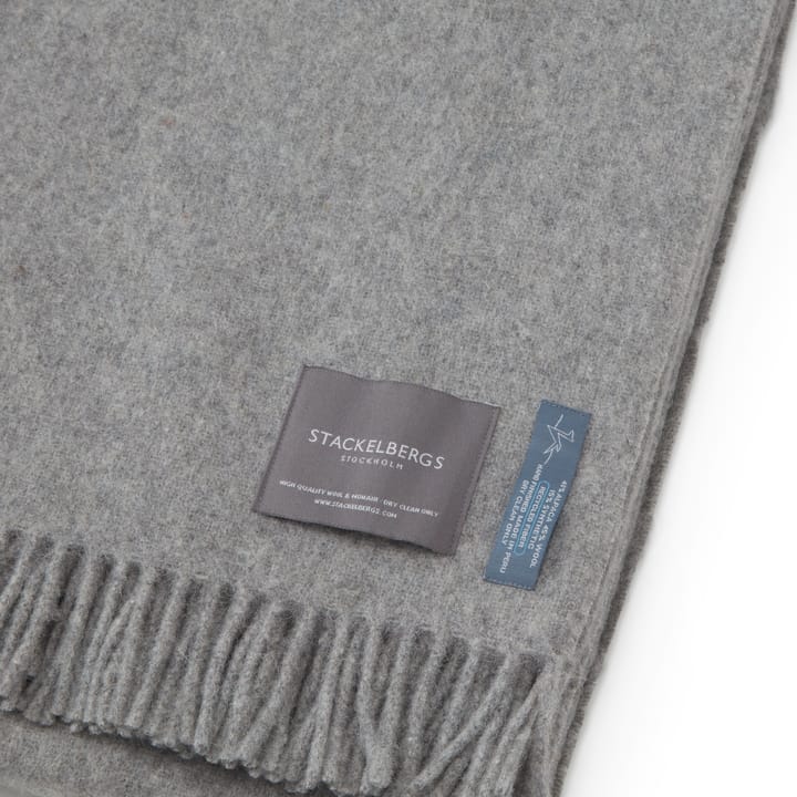 Pled Recycled Alpacka 140x180 cm, Light grey Stackelbergs