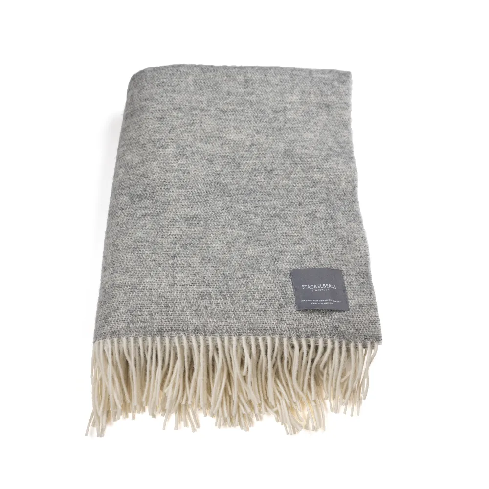 Pled Wool, Grey & Offwhite Stackelbergs