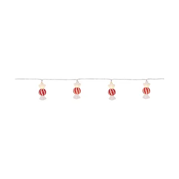 Łańcuch świetlny LED Bonbon 135 cm - Czerwono-biały - Star Trading