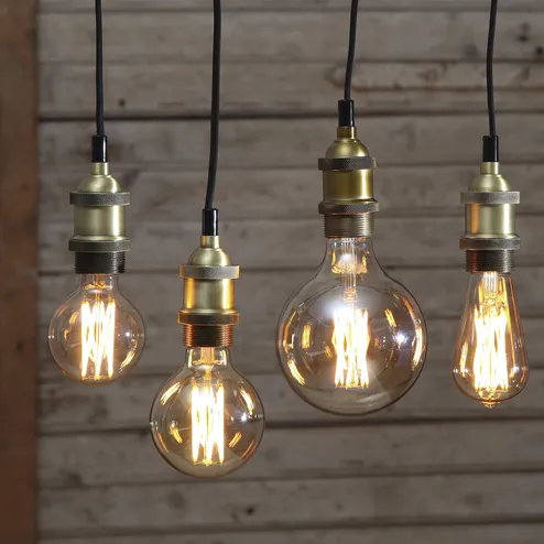 Archaiczny sznur z łącznikiem, czarny-mosiądz Star Trading