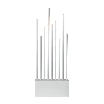 Buzz świecznik adwentowy - Biały - Star Trading