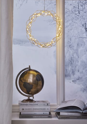 Curly wieniec lampki LED 30 cm - Mosiądz - Star Trading