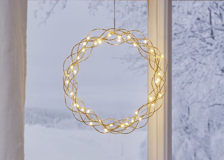 Curly wieniec lampki LED 30 cm, Mosiądz Star Trading