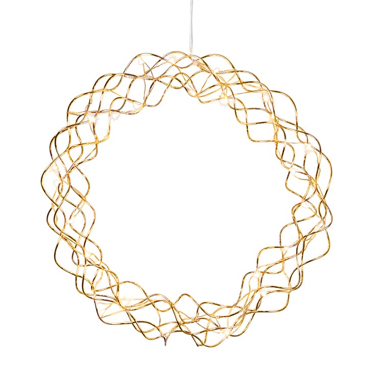 Curly wieniec lampki LED 30 cm , mosiądz Star Trading