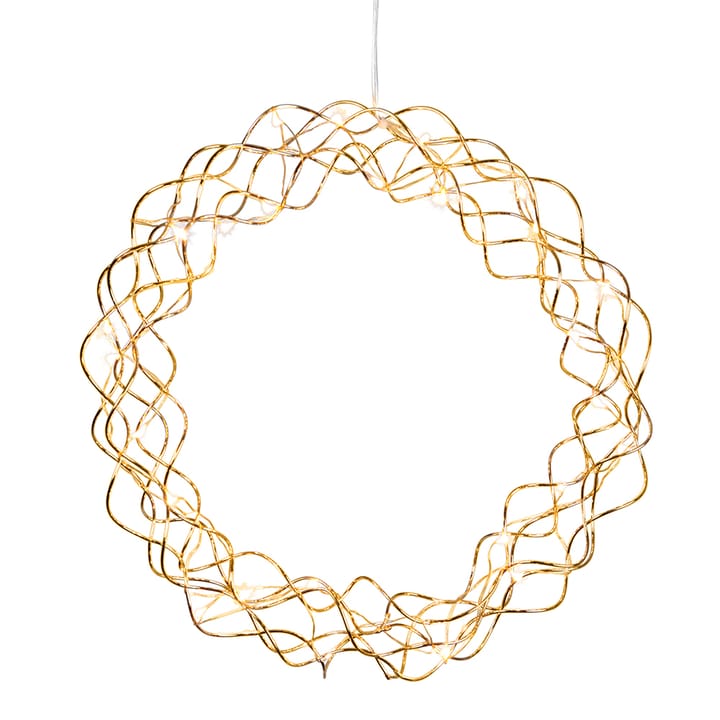 Curly wieniec lampki LED 30 cm  - mosiądz - Star Trading