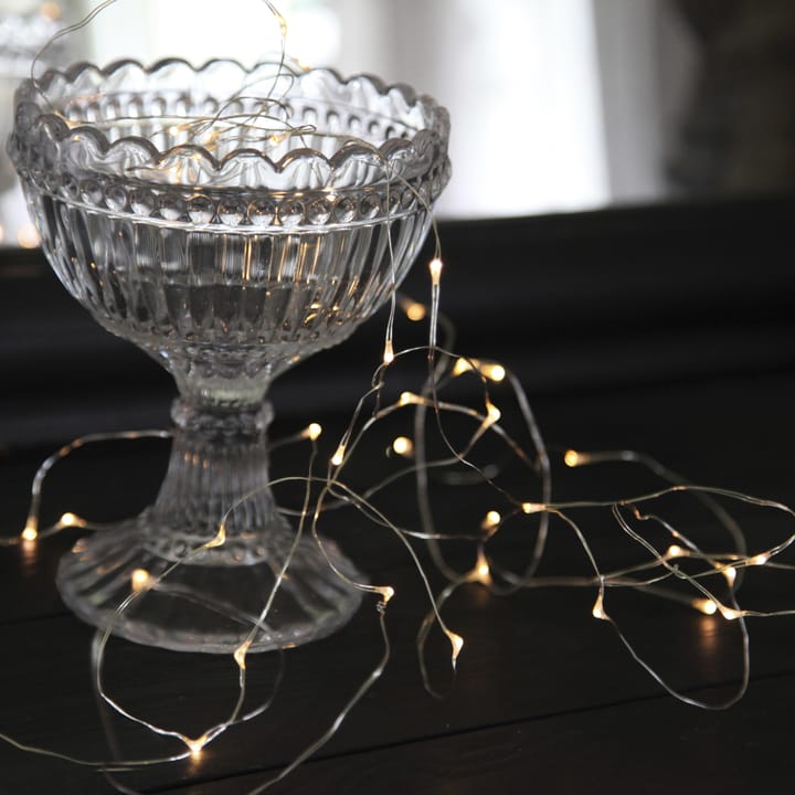 Dew Drop lampki LED bateria , 4 m, srebrny drut Star Trading