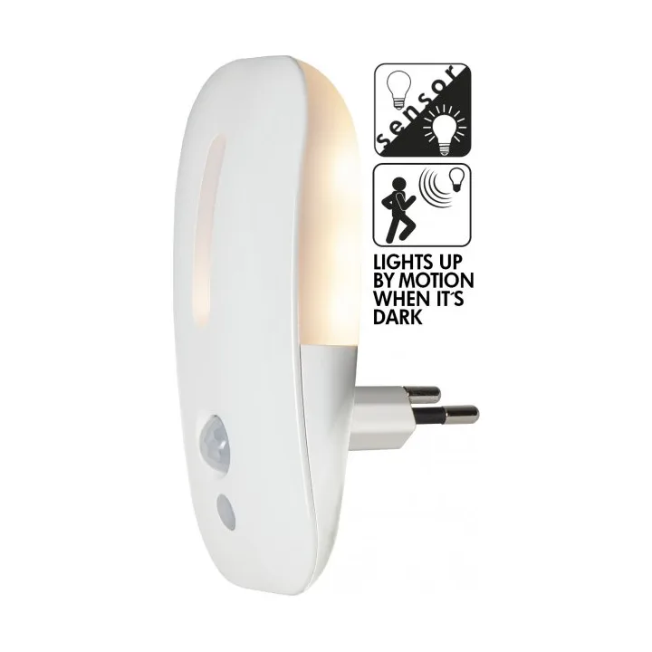 Functional lampka nocna LED 5,8 cm - Biały - Star Trading