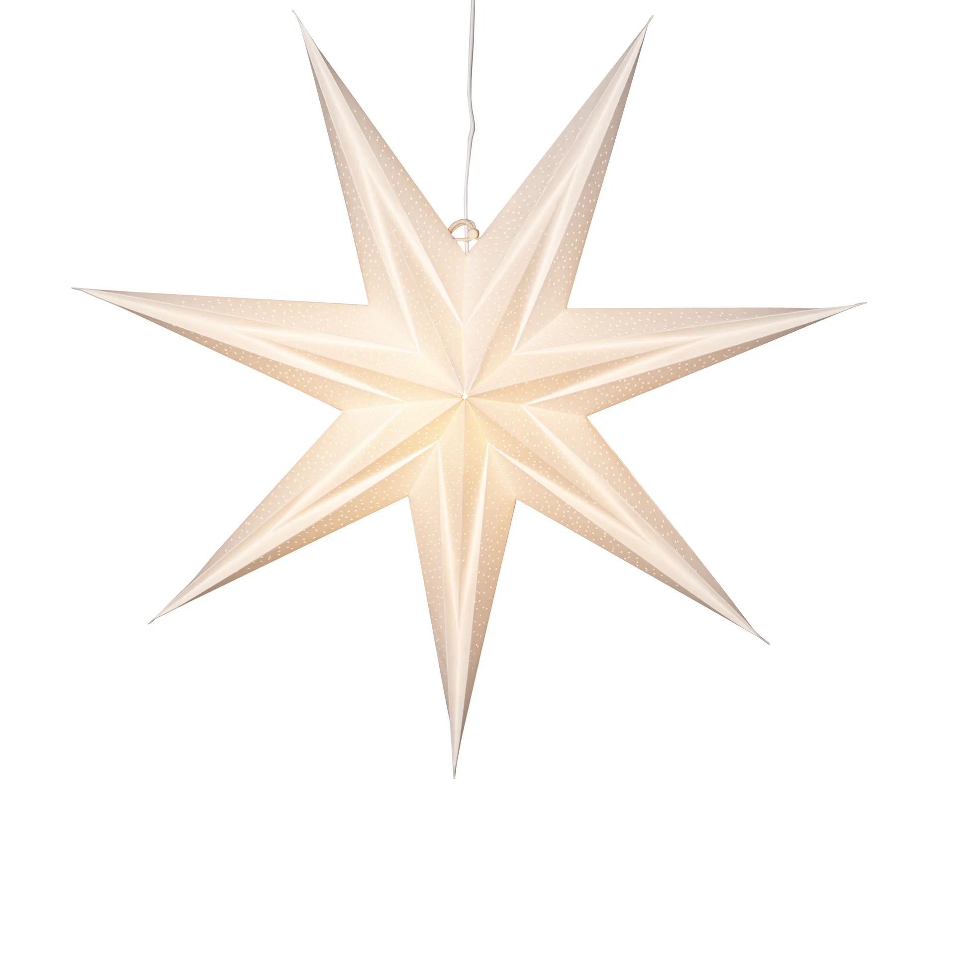 Holly papierowa gwiazda 60 cm, Biały Star Trading