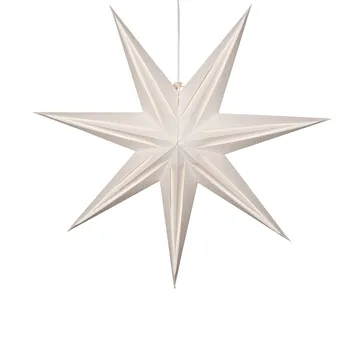 Holly papierowa gwiazda 75 cm - Biały - Star Trading