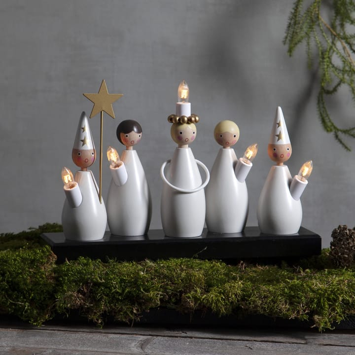 Lucia Choir świecznik adwentowy, Biały Star Trading