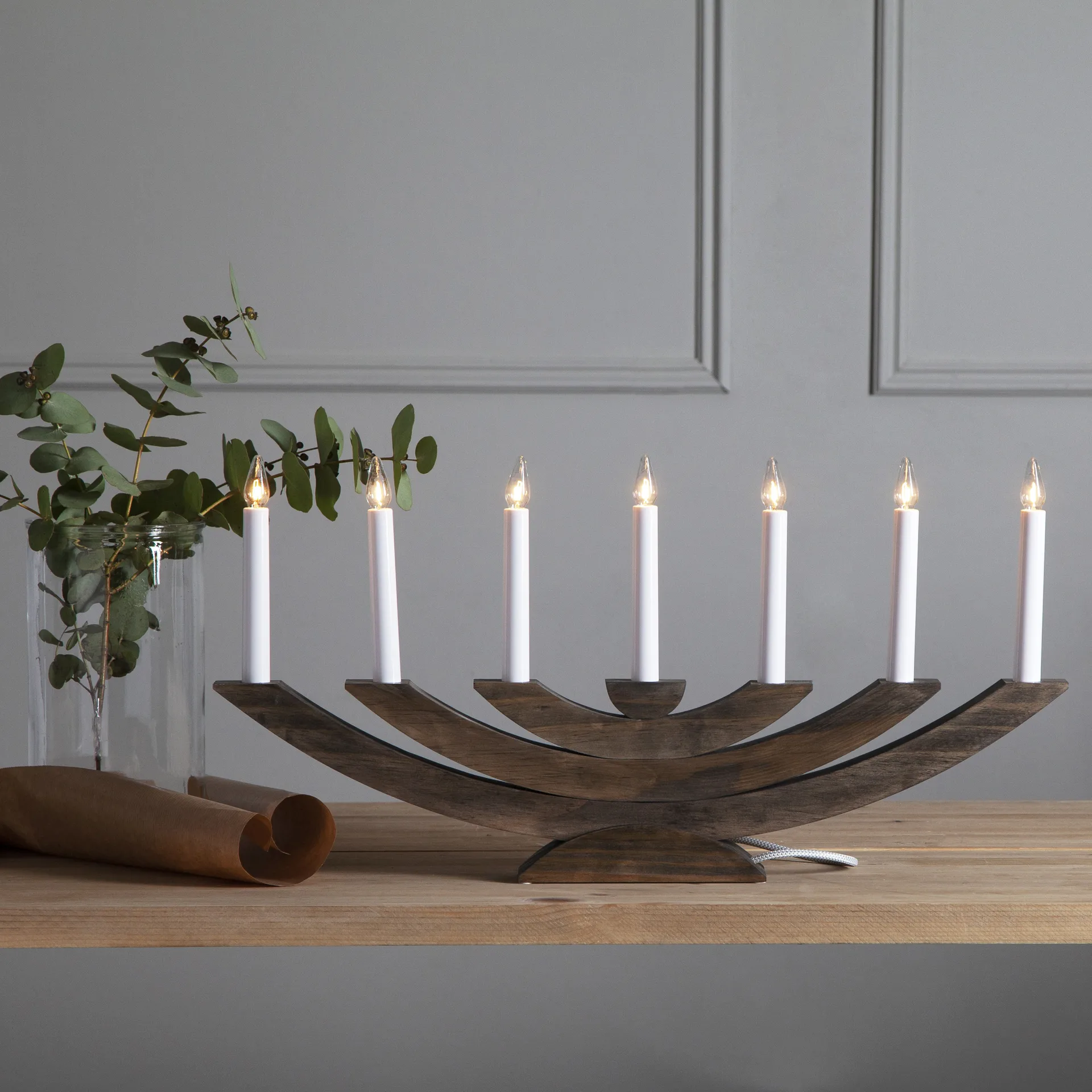 Navida świecznik adwentowy, brązowy Star Trading