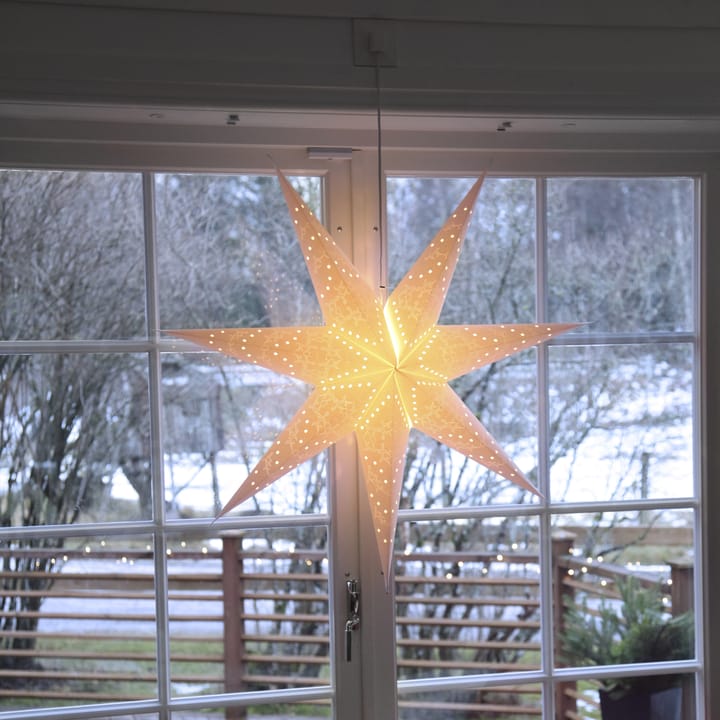 Sensy gwiazda adwentowa 100 cm, Biały Star Trading