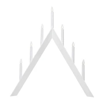 Świecznik adwentowy Arrow 64,5 cm - Biały - Star Trading