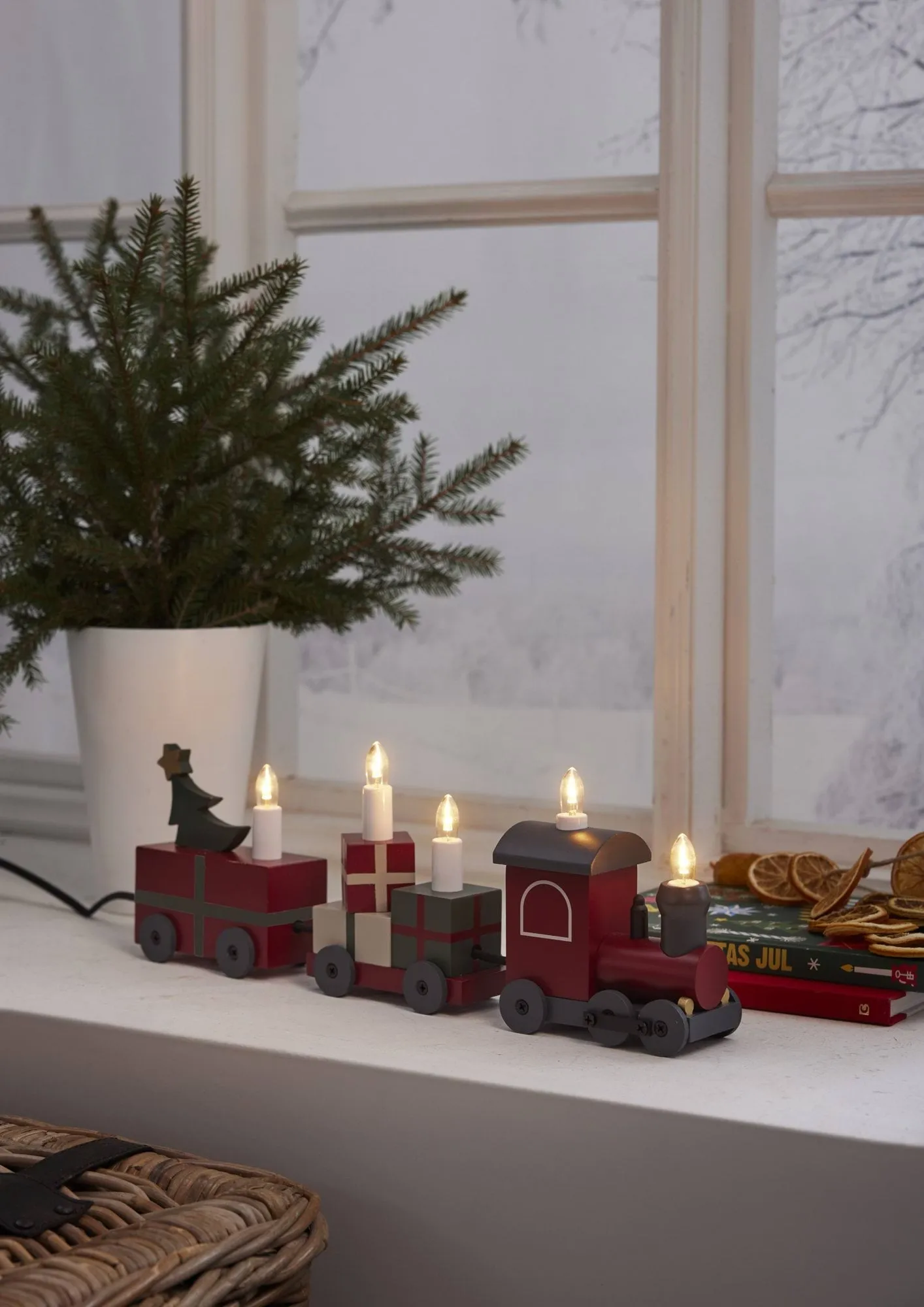 Świecznik adwentowy Christmas train, Multi Star Trading