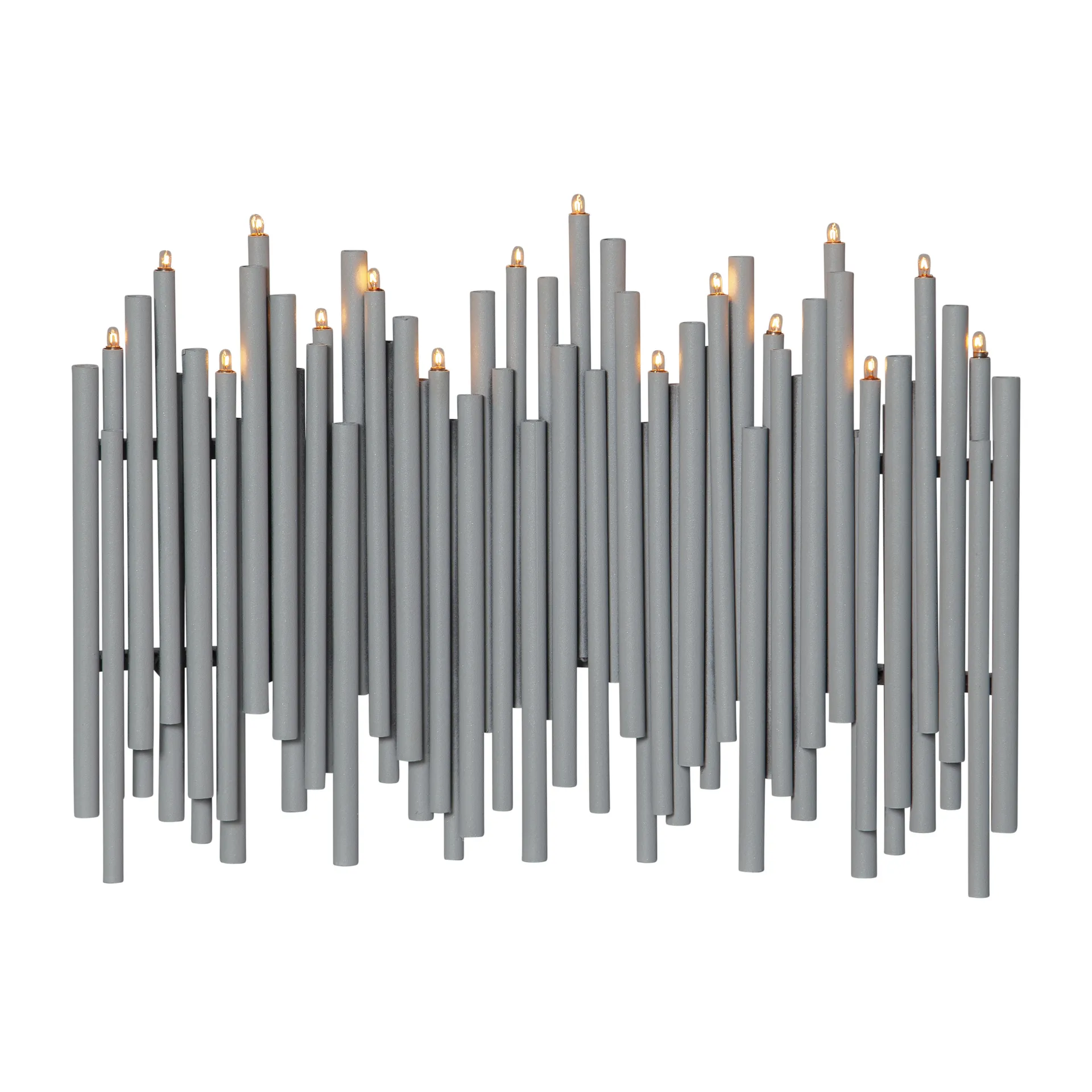 Świecznik adwentowy Note 25x35 cm, Szary Star Trading