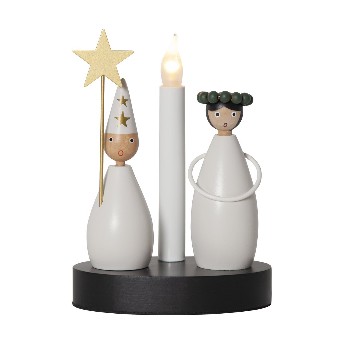 Zdjęcia - Figurka / świecznik Star Trading Świecznik Christmas Joy Lucia 