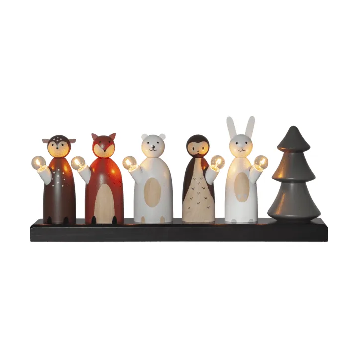 Świecznik  Forest friends 44 cm - Multi - Star Trading
