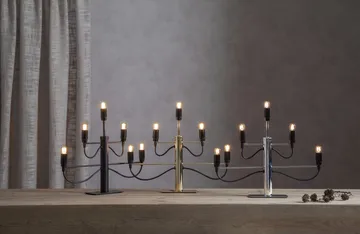 Świecznik Milano 5 46 cm - Chrom - Star Trading