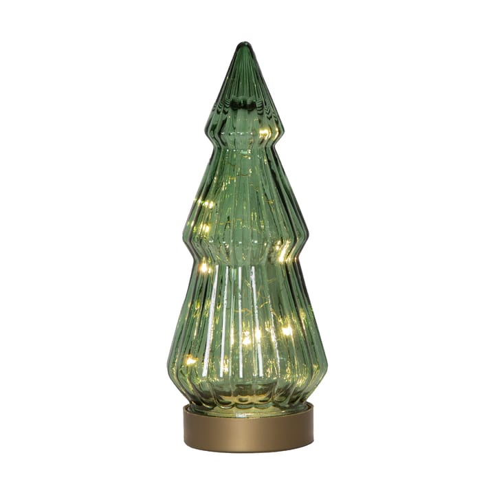 Verde dekoracja szklana LED 24 cm - Zielony - Star Trading