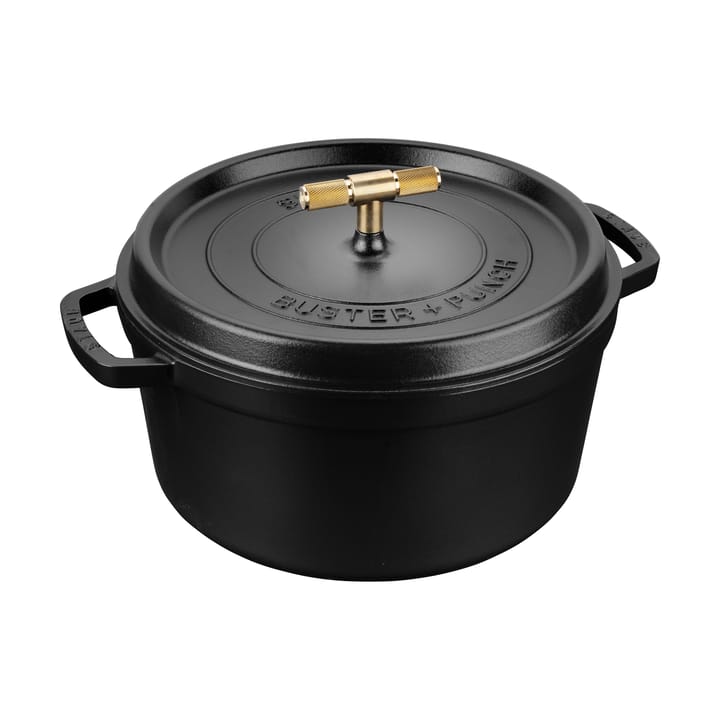 Buster & Punch garnek żeliwny, mosiądz - 6,75 L - STAUB