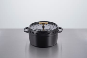 Buster & Punch garnek żeliwny, mosiądz - 6,75 L - STAUB