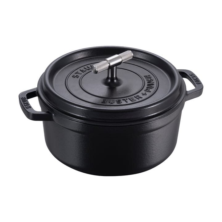 Buster & Punch garnek żeliwny ze stali nierdzewnej - 3,7 L - STAUB