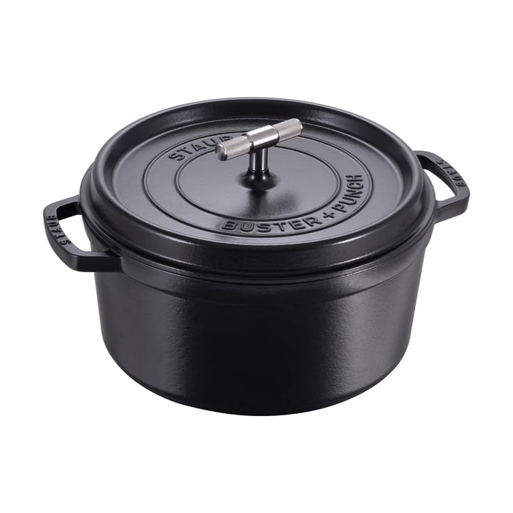 Buster & Punch garnek żeliwny ze stali nierdzewnej - 6,75 L - STAUB