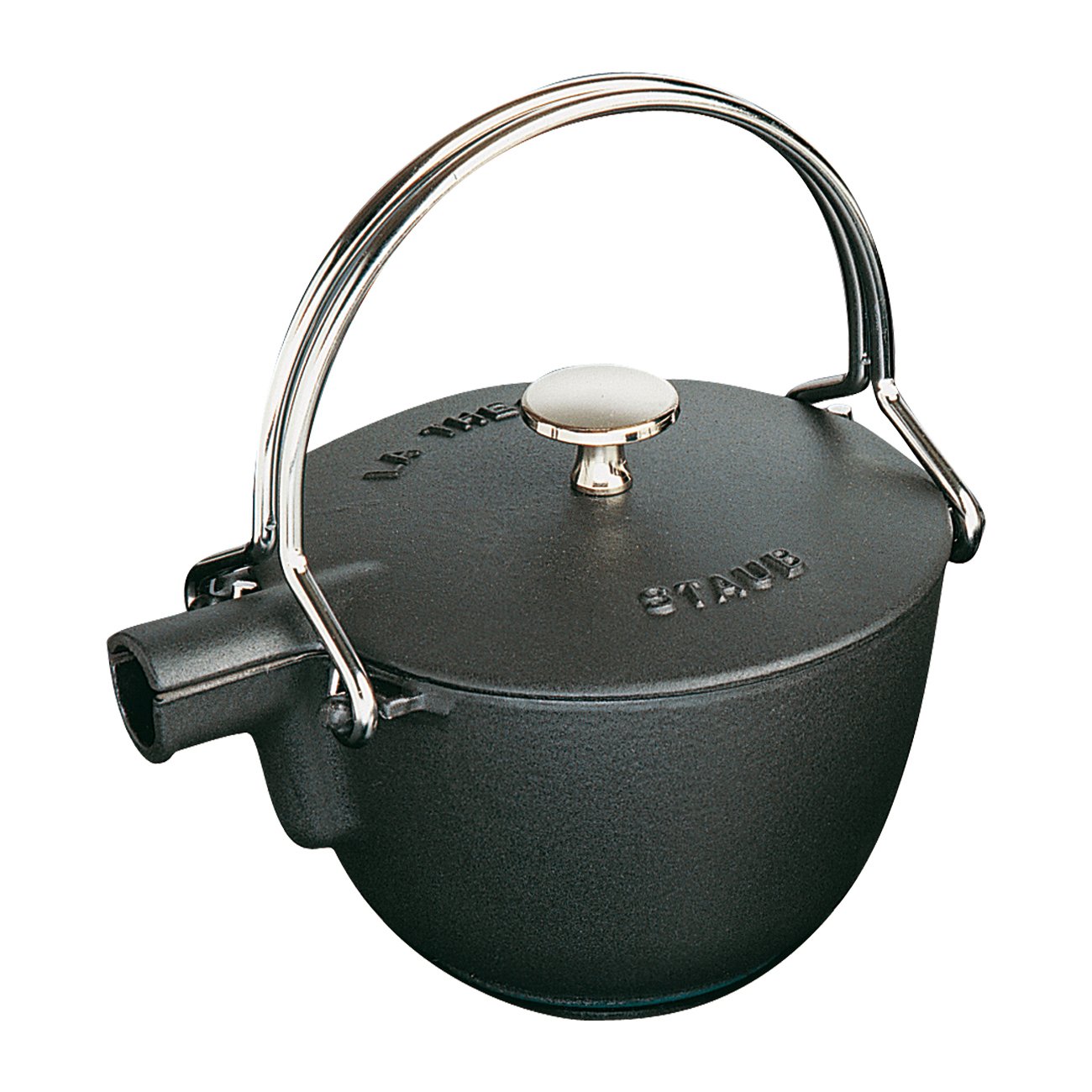 STAUB Dzbanek na herbatę Staub okrągły 1,15 L Czarny