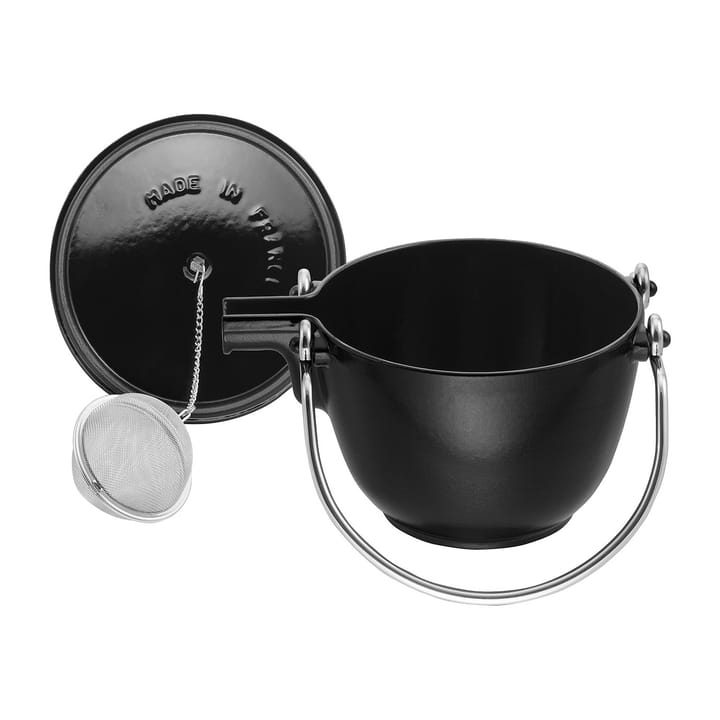 Dzbanek na herbatę Staub okrągły 1,15 L, Czarny STAUB