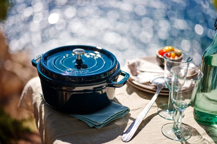La Mer okrągły garnek, trzy warstwy emalii, 6,7 l STAUB