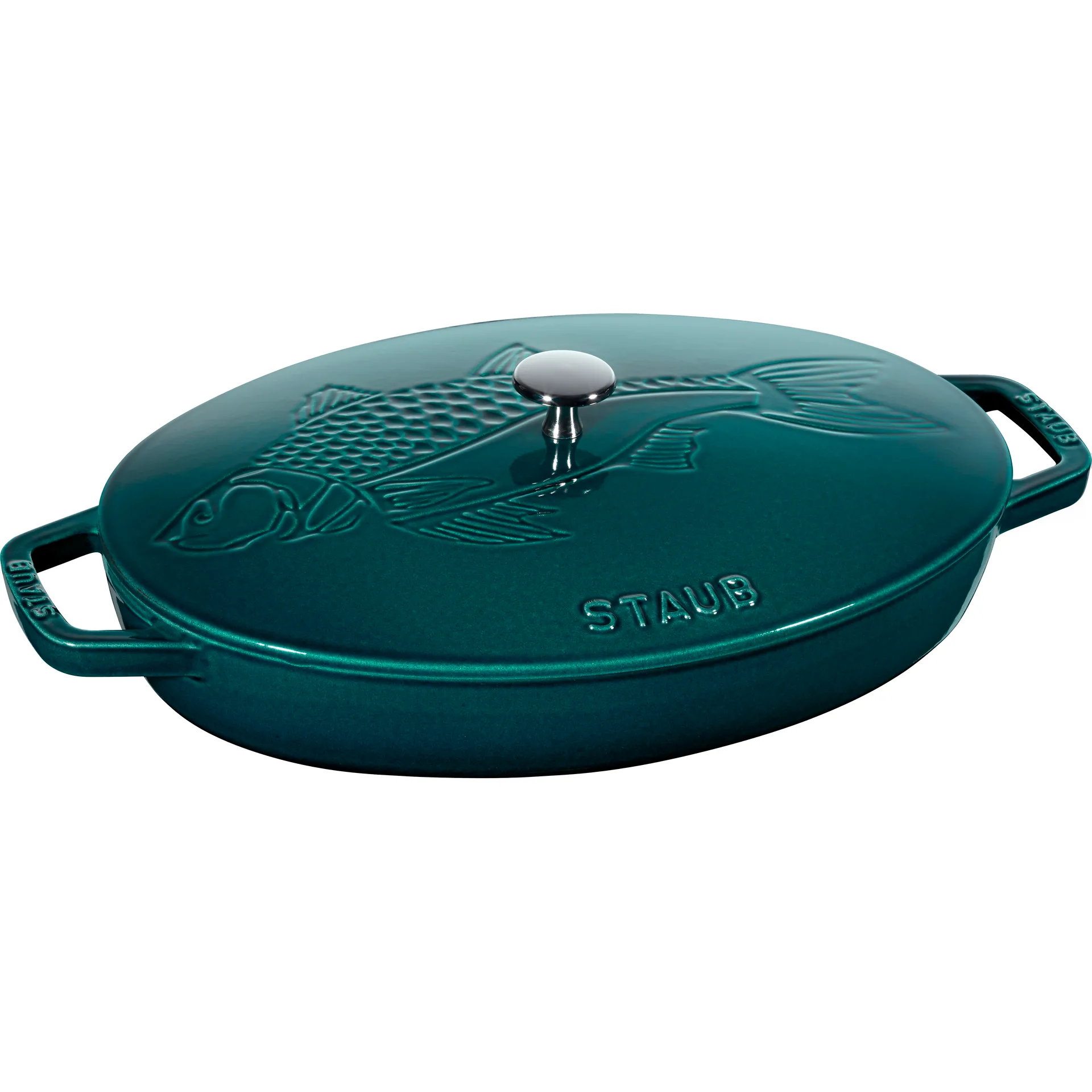 La Mer owalny garnek, trzy warstwy emalii, 32 cm STAUB