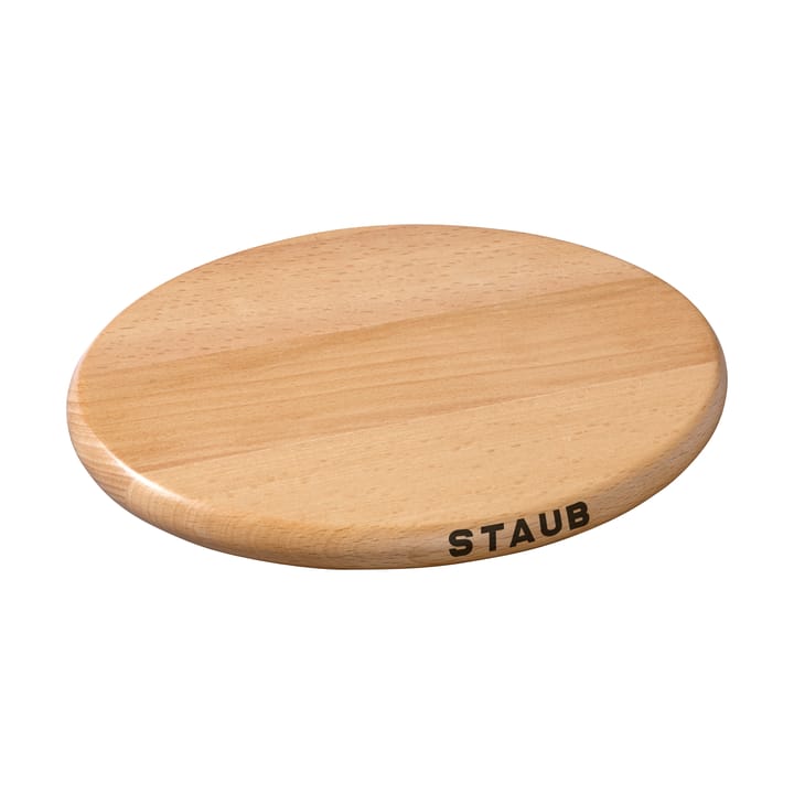 Magnetyczna owalna podstawka Staub, bukowa - 15 cm - STAUB