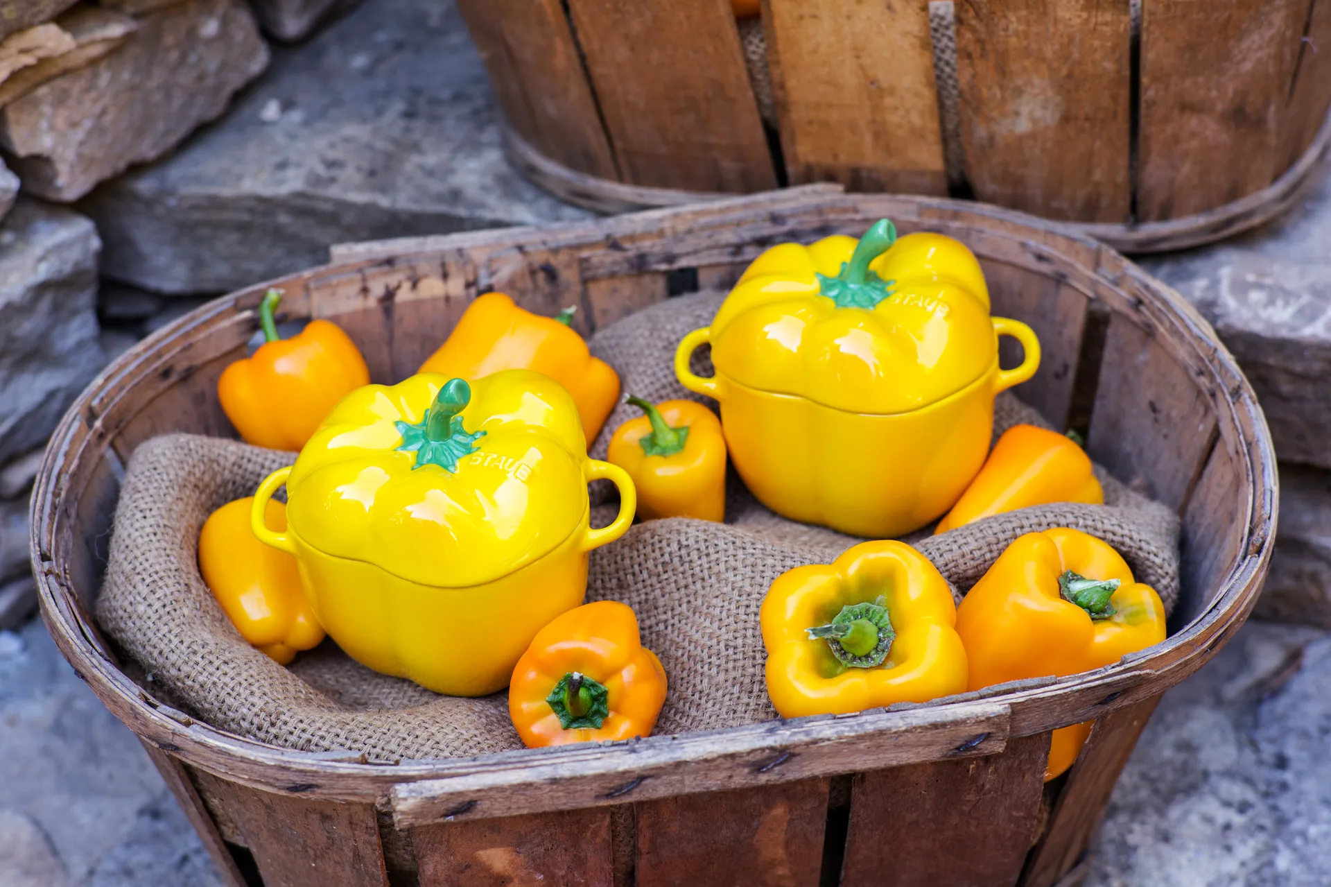 Mini garnek papryka Staub 0,47 L, Żółty STAUB