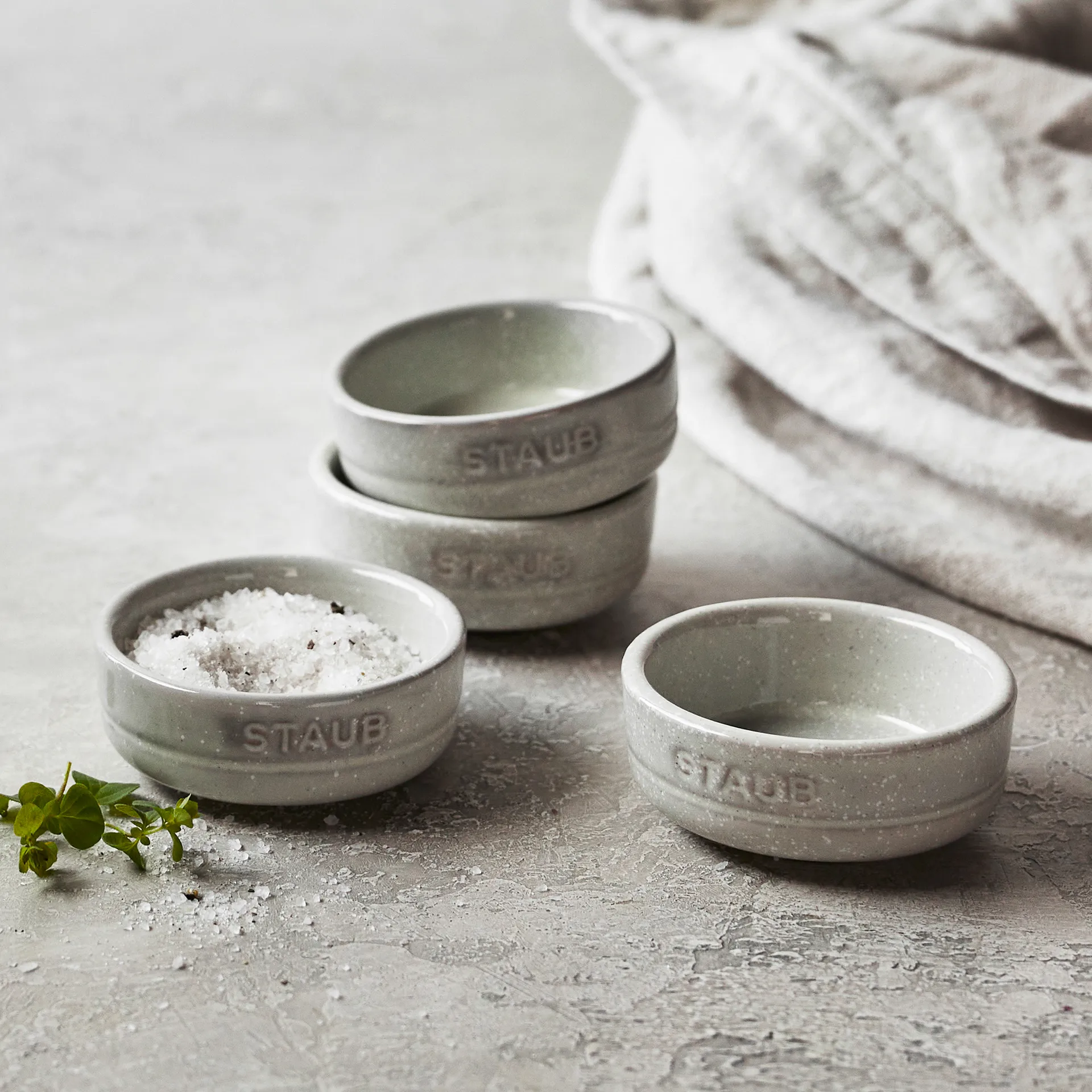 Mini miseczka Staub New White Truffle 4-pak, Ø5 cm STAUB