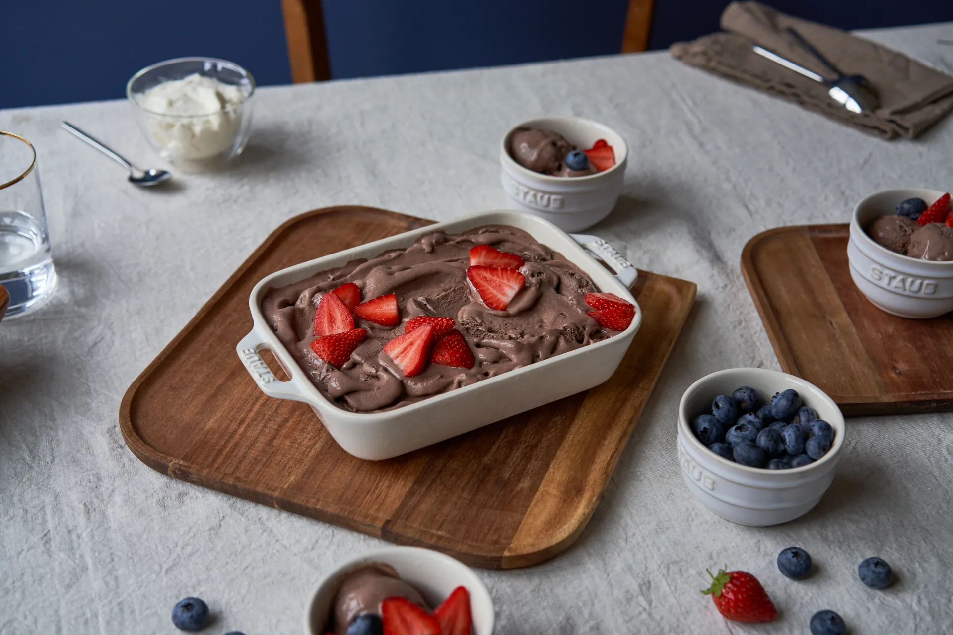 Prostokątne naczynie żaroodporne Staub 20 x 16 cm, biały STAUB