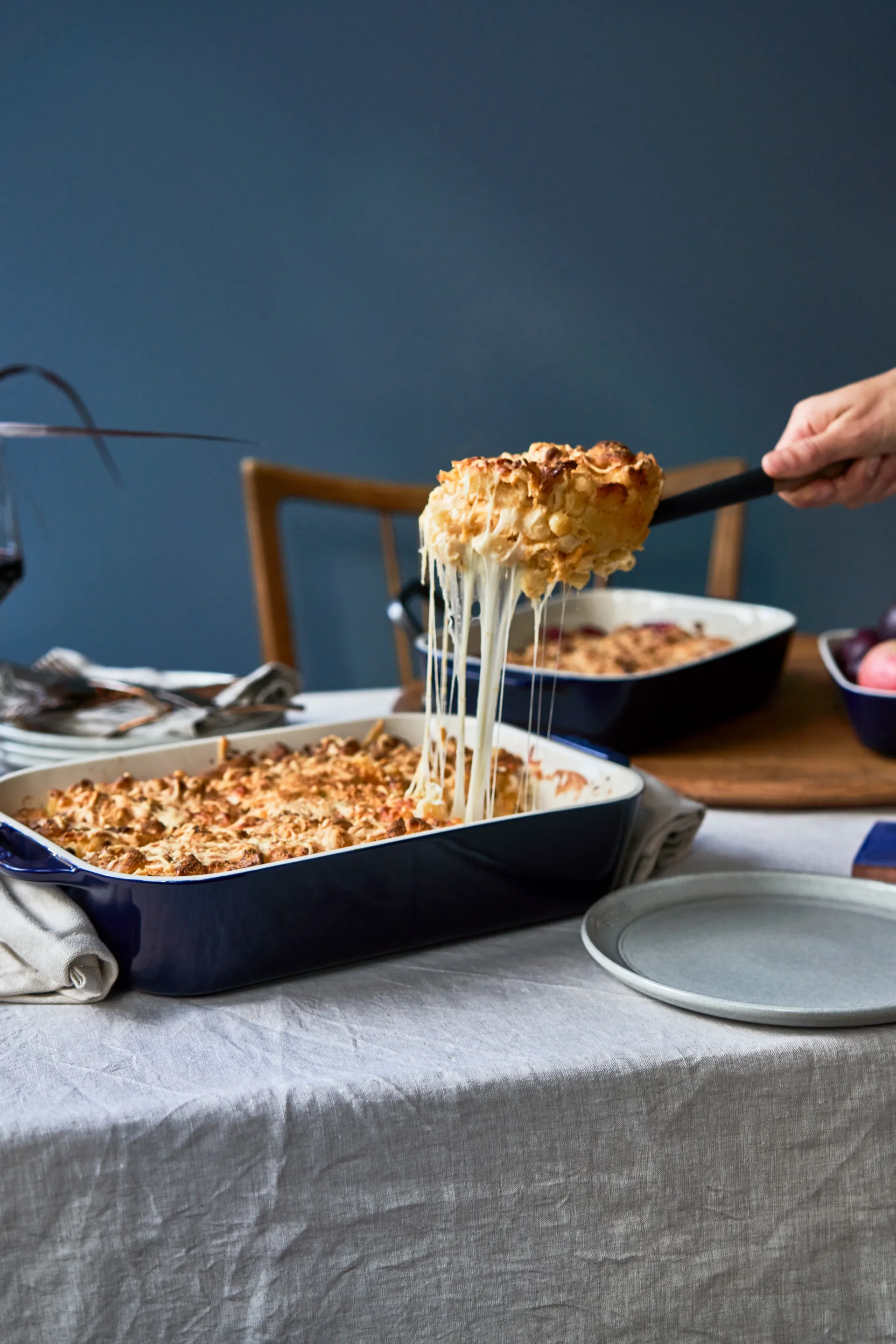 Prostokątne naczynie żaroodporne Staub 34 x 24 cm, niebieski STAUB