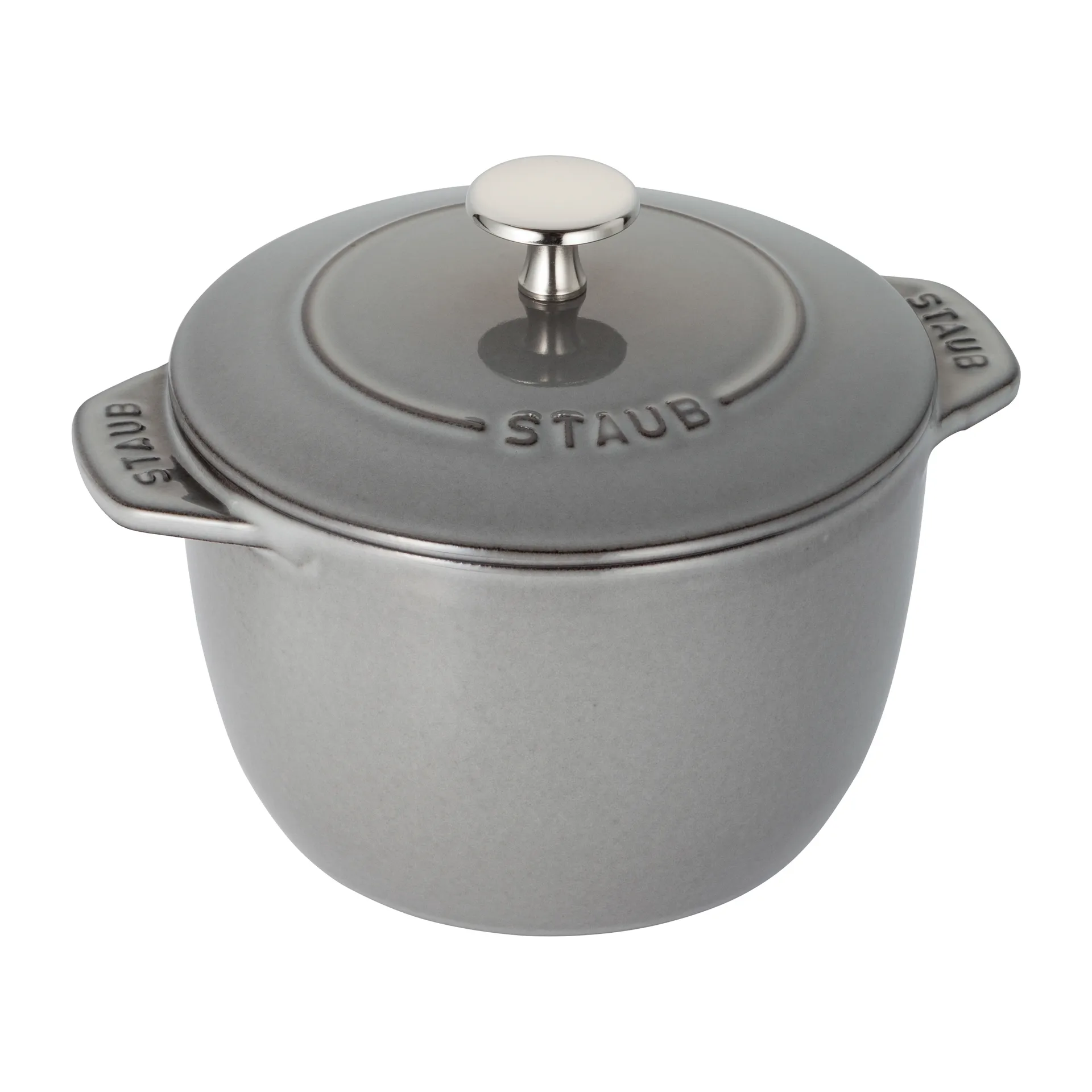 Rice cocotte garnek żeliwny 1,6 L, Szary STAUB